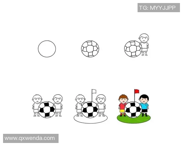 足球简笔画与彩画创意分享让你轻松绘制足球主题艺术作品
